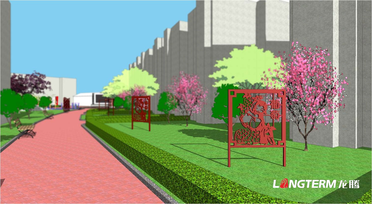 马林村党建广场设计|马林村亮点阵地综合形象建设设计|新农村总体计划设计|红色文化落地建设